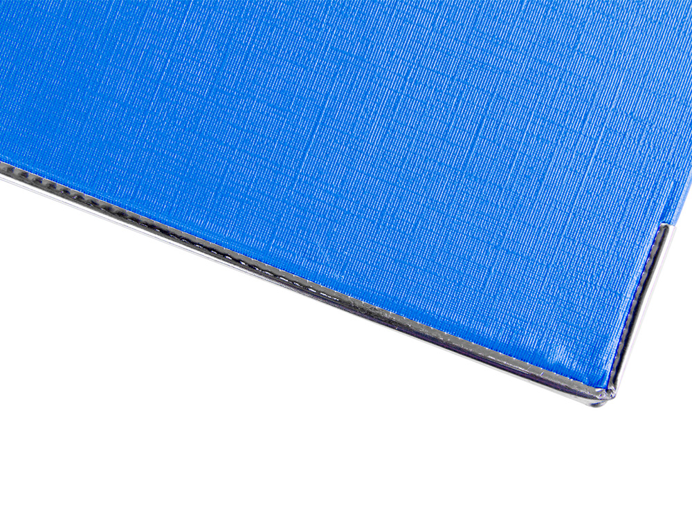 PASTA DE ARQUIVO DE ALAVANCA LIDERPAPEL DOCUMENTA PVC FOLIO LOMBADA 52 MM AZUL