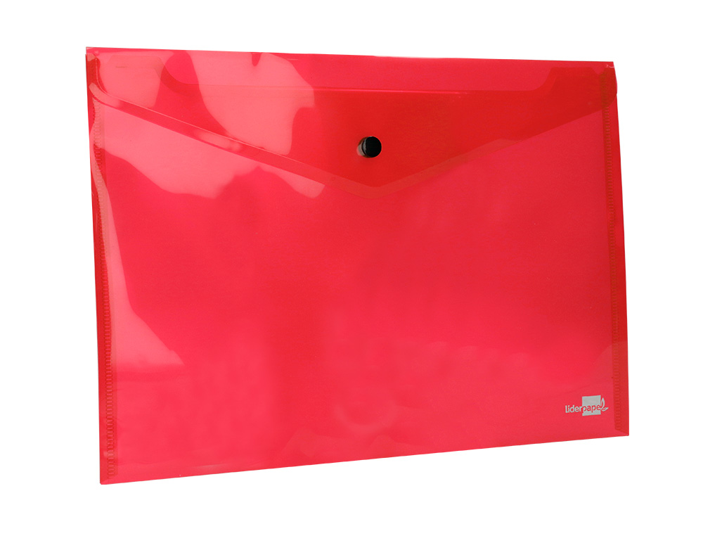 BOLSA PORTA DOCUMENTOS LIDERPAPEL COM MOLA DIN A4 5 CORES SORTIDAS