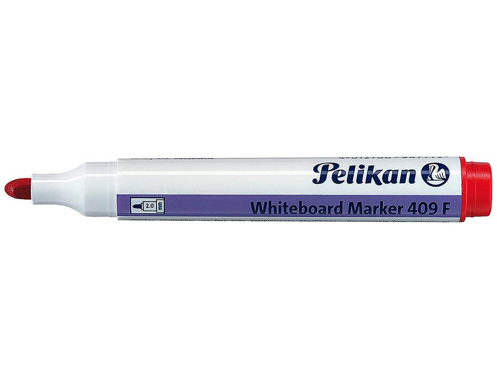 MARCADOR PARA QUADRO BRANCO PELIKAN 409 VERMELHO