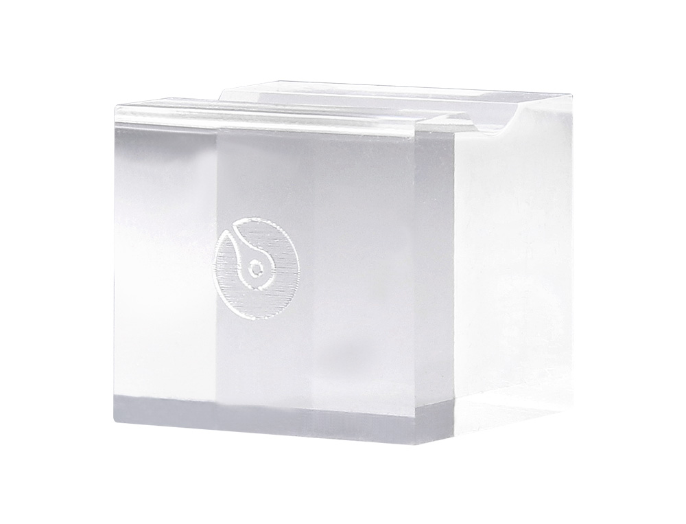 BLOCO METACRILATO TRANSPARENTE 300 X 300 X 300 MM.
