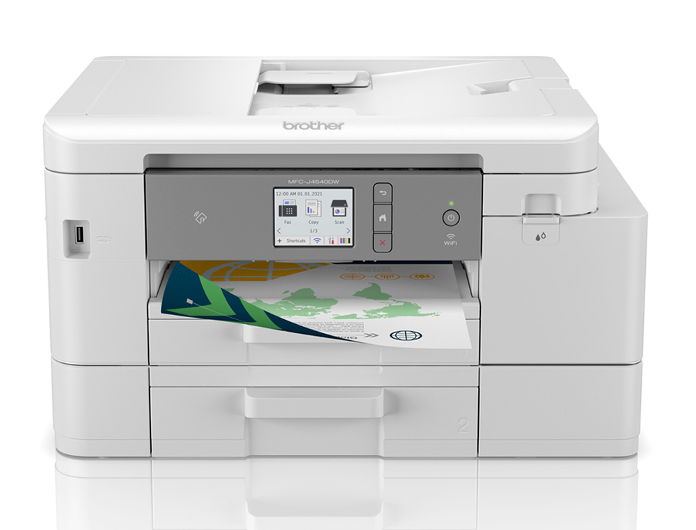MULTIFUNCOES BROTHER MFCJ4540DW DUPLEX WIFI 13 PPM PRETO 11 PPM CORES COPIADORA SCANNER IMPRESSORA BANDEJA 400 FOLHAS
