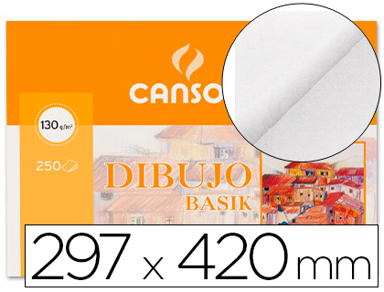 PAPEL DE DESENHO BASIK 297X420 130 GR SEM ESQUADRIA