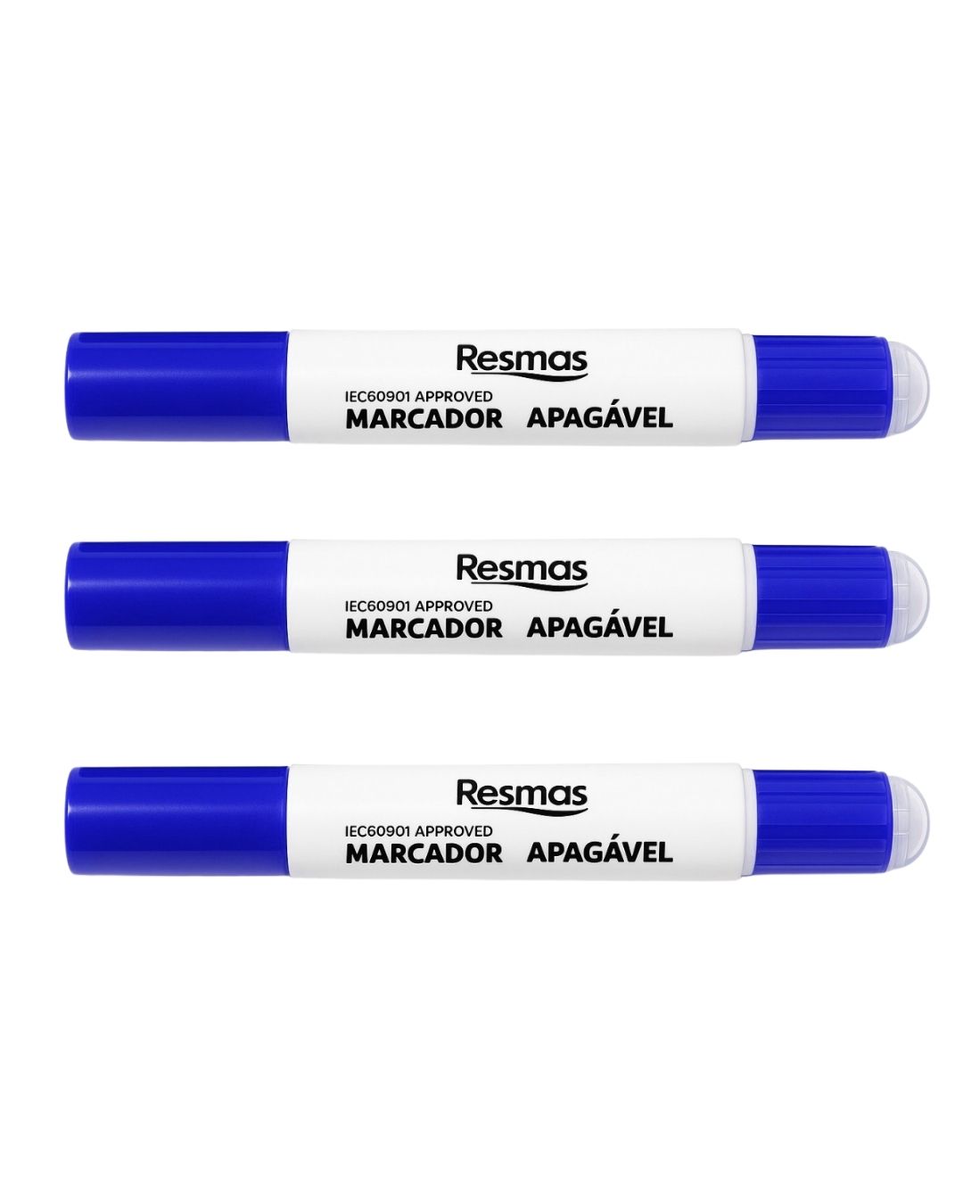 Marcador Quadro Branco Recarregvel Resmas  Azul