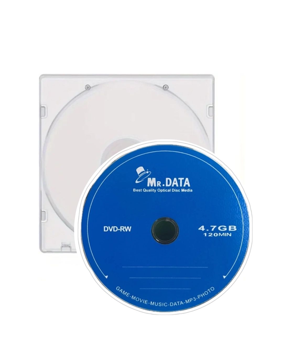  Dvd-r - mr data grau a 4,7 gb C/CAIXA