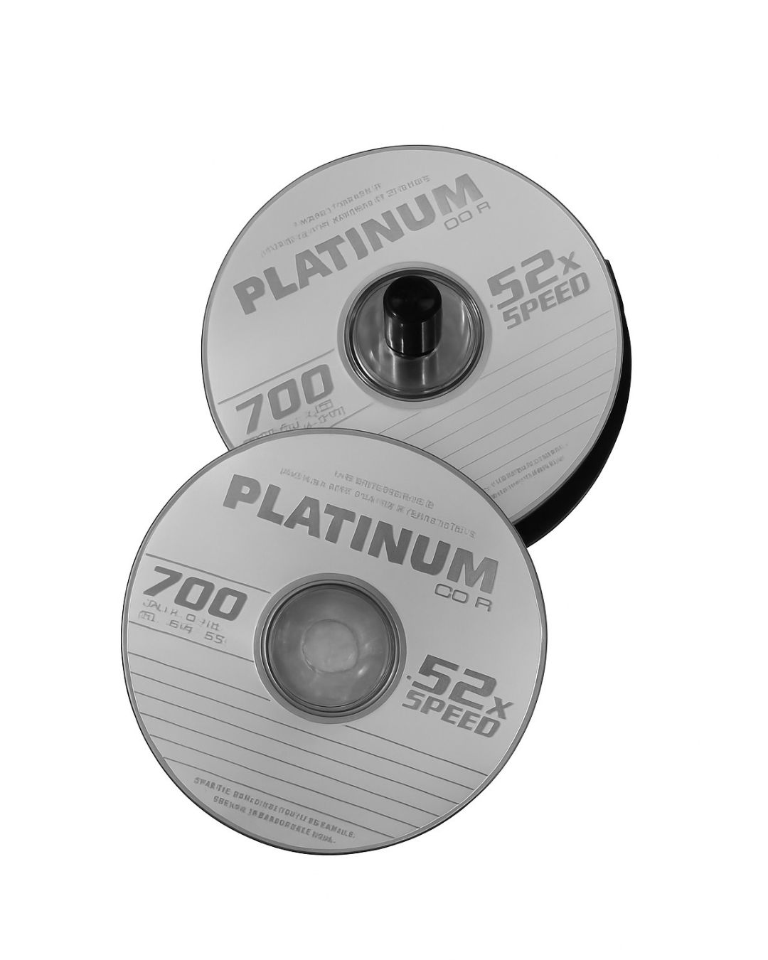 CD-R Platinum capacidade de 700 MB 80 minutos 52x